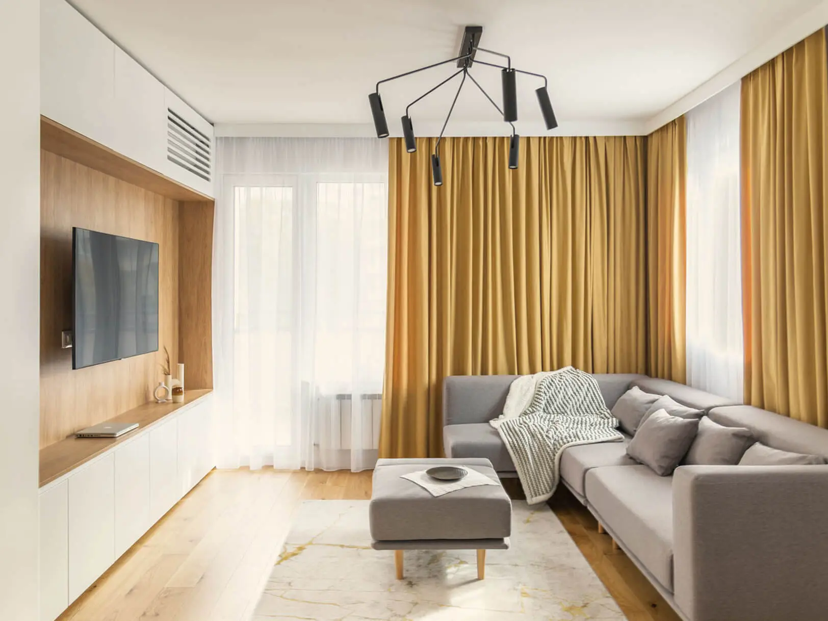 Апартаменты «Соло» с максимальным остеклением гостиной